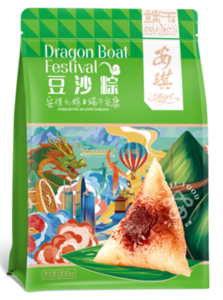 安琪豆沙粽