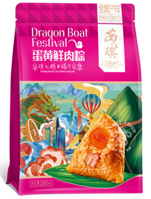 安琪蛋黄鲜肉粽